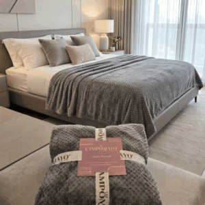 Frazada Flannel panal de abeja línea Royale - Campomayo 1 ½ Plazas
